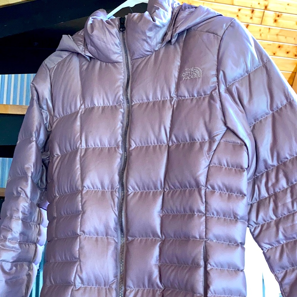 Northface down jacket- full long length.